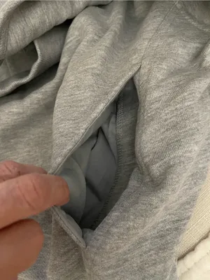 Alo Yoga NWT Hazy Mock Neck Pullover Sweatshirt Pockets Athletic Heather Grey S thumbnail 10