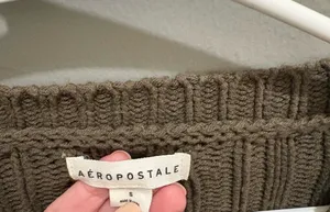 Aeropostale Olive Green Sweater thumbnail 6