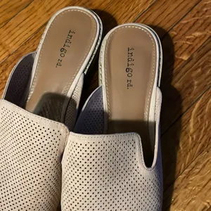 Indigo light mauve leather mules Pink Size 8.5 thumbnail 2