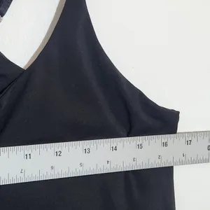 Healthy Yoga Black Tennis Dress Size Large NWT thumbnail 8