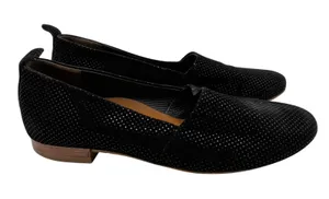 Paul Green Black Dot Suede Loafers Flats UK 3 US 5.5 Made in Austria‎ thumbnail 1