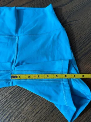 lululemon athletica Align High-Rise Short 6" Kayak Blue Light size 4 NWOT thumbnail 3