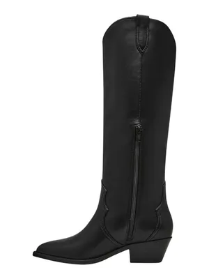 DV Dolce Vita Womens Kit Western Knee High Boot Black 6.5M thumbnail 12