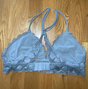 Aerie Grey Lace Bralette Medium thumbnail 2