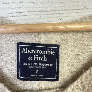 ABERCROMBIE & FITCH Zebra‎ Print Sweater Women Size Small Animal Scoop Neck thumbnail 5
