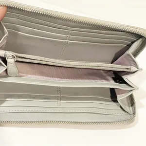 Coach Hampton Signature wallet Tri-Fold envelope Silver/Grey thumbnail 3