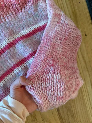 Kimchi Blue Pink Knit Sweater thumbnail 7