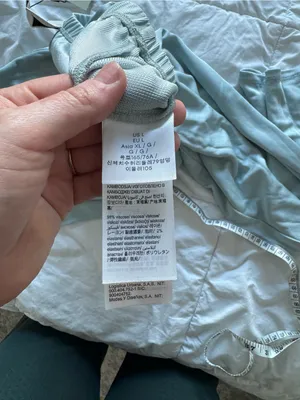 Calvin Klein light cloud blue lounge wear luxury relaxed wide pants large NWT thumbnail 9
