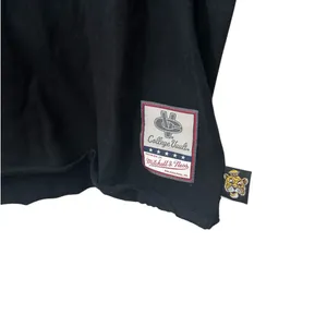 NWT! Mitchell & Ness Louisiana State University Glitter Crop Crewneck - Size L thumbnail 3