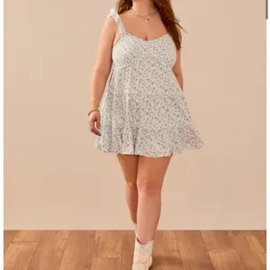 NEW Arula Blue and White Floral Dress Plus Size 2X Available NWT thumbnail 2