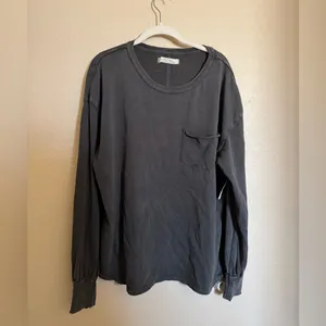 Free People We The Free Fade Into You Tee Size Medium NWT Washed Black‎ thumbnail 2