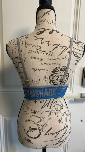 Gymshark Vital Seamless Sports Bra - Gray/Blue - Size Small - NWOT thumbnail 4