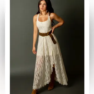 Joyfolie Camilla Lace Dress Ecru NWT XXL thumbnail 2