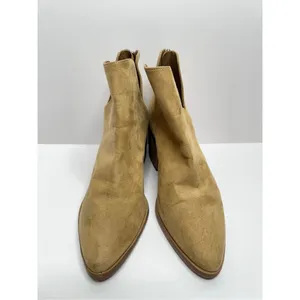 BP. Kaleb Tan Faux Suede Side Cutout Pointed Toe Ankle Booties Size 9.5 thumbnail 5