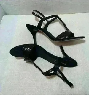 The Touch Of Nina Galinda 1 Black Luster Satin Women’s Heels Size 8.5 thumbnail 6