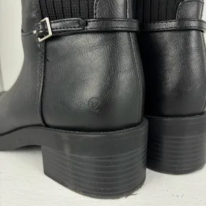 Life Stride Bristol black faux leather riding boots thumbnail 8