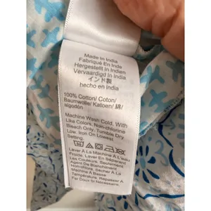 J.Crew Dress Womens Medium Blue Tiered Sleeveless Block‎ Print Midi AW732 Boho thumbnail 5