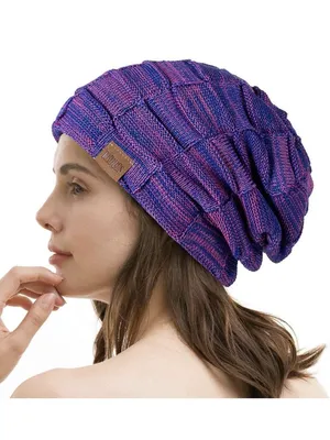 REDESS Beanie Hat Bundle Of 2 for Men and Women Winter Warm Hats Knit Slouchy thumbnail 13