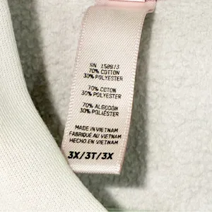 Skims Plus Size Cotton‎ Fleece Classic Hoodie Pullover Sweatshirt Barely Pink 3X thumbnail 3