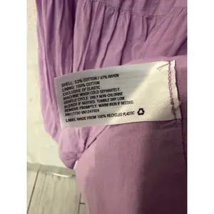Universal Threads Lavender Purple Tiered Maxi Dress Womens XS Smocked Puff Sleeve thumbnail 3