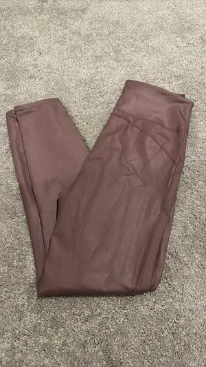 Abercrombie & Fitch Metallic Leggings Mauve thumbnail 3