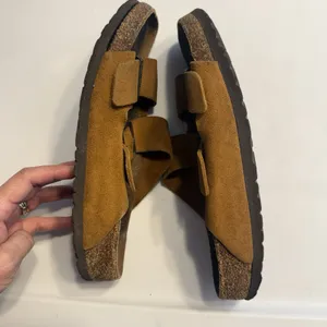Birkenstock Arizona Suede Brown Sandals Vintage Sz 39 (8-8.5) Women's thumbnail 10