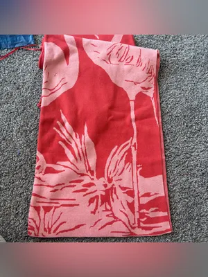 Anthropologie Pink Knit Flamingo Maxi Dress thumbnail 3