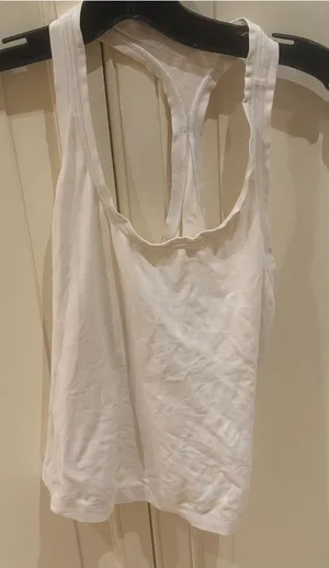 lululemon athletica White Racerback Tank thumbnail 1
