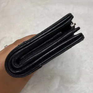 COACH Black Signature Canvas Wallet thumbnail 3