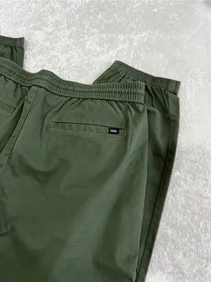 Vans Chamber II Jogger Women's Elastic Waistband Army Green Size XL Cotton Blend thumbnail 6