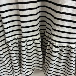Max Studio Black and White Striped Dress XL thumbnail 4