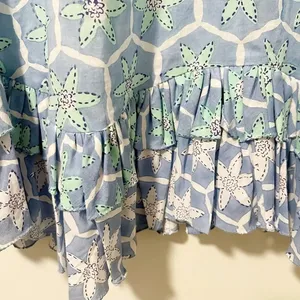 RO’S GARDEN Astrid Dress Printed Flounce‎ Tunic Geometric Floral Small thumbnail 9