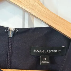 Banana‎ Republic Navy And White Stripe Dress Size Medium thumbnail 5