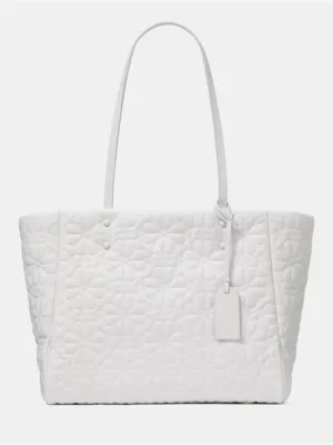 Kate Spade New York Small Tilly Quilted Tote Crossbody White Dove USED ONCE thumbnail 3