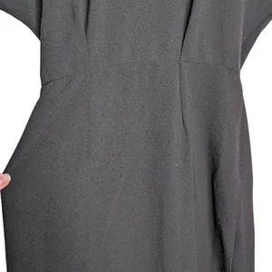 Bobeau Black Wrap Dress Short Sleeve V-Neck Side Tie‎ Small Office Chic Classic thumbnail 14