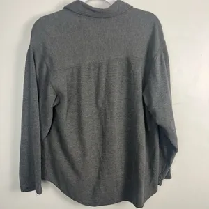 Vtg Pooh Eeyore Womens Gray Button Front Sweater large Disney thumbnail 3