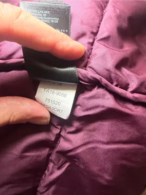 The North Face 550 Fill Goose Down Puffer Vest Plum Quilted XS thumbnail 11