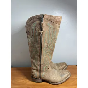 Ariat Lucinda Cowgirl Boots Size 8.5B 10016308 High Top Leather Western Rodeo thumbnail 4