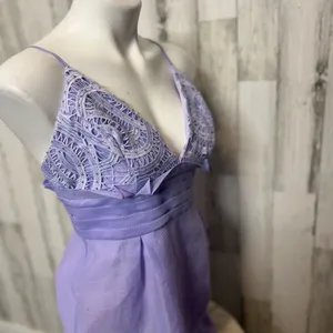 Purple dress with laced top size small thumbnail 7