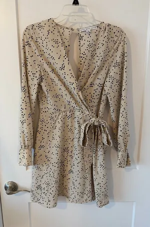 HYFVE HYFVE HYFVE Black and Cream Polka Dot Dress thumbnail 1