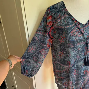 Large Blue Paisley Top thumbnail 2