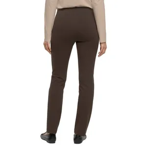 NWT Banana Republic #1897892 Black Pull On Stretch Ponte Pants L thumbnail 2