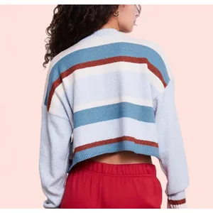 PacSun LA Hearts Marissa Striped Cozy Crew Neck Sweater NWOT Size M thumbnail 2