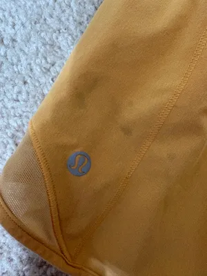 Orange Lululemon Hotty Hot Shorts 2.5" thumbnail 3