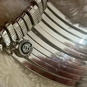C1946 Jewelry Brand cuff slinky braclet Silver thumbnail 6