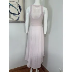 Anthropologie Daily Practice Forward Line Midi Tank Dress in Light Pink Size XXS thumbnail 4