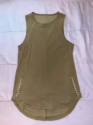 lululemon athletica Women's Olive Tank with Reflective Dots thumbnail 1