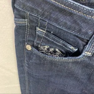 Pur Bardot Stretch Dark Wash Denim Relaxed Comfort Fit Jean‎ thumbnail 6