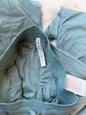lululemon athletica Olive Green Drawcord Wide-Leg Track Pants thumbnail 11