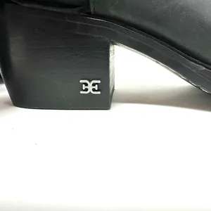 Sam Edelman size 5 black ankle boots‎ booties fringe studded side zip Bernie thumbnail 6